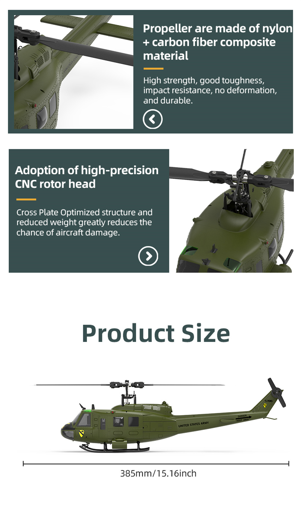 Jeder-E190-134-UH-1-HUEY-Maszligstab-24G-6CH-Houmlhenhaltung-optische-Flusspositionierung-dualer-buu-2023374-17